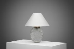  BOR NS BOR S Model 542 Glass Table Lamp by Bor ns Sweden ca 1940s - 4317839