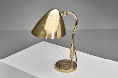  BOR NS BOR S Model 8410 Brass Table Lamp by Karl Bor n for Bor ns Sweden 1940s - 4638174