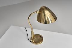  BOR NS BOR S Model 8410 Brass Table Lamp by Karl Bor n for Bor ns Sweden 1940s - 4638175