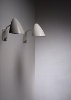  BOR NS BOR S Pair of Borens swiveling wall lamps Sweden - 2276480
