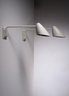  BOR NS BOR S Pair of Borens swiveling wall lamps Sweden - 2276481