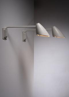  BOR NS BOR S Pair of Borens swiveling wall lamps Sweden - 2276482