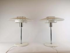  BOR NS BOR S Pair of Table Lamps Aurora Borens Sweden 1970s - 2396372