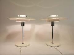  BOR NS BOR S Pair of Table Lamps Aurora Borens Sweden 1970s - 2396392