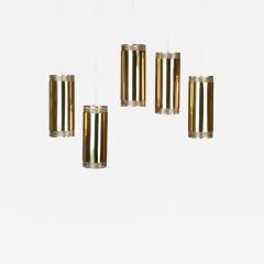  BOR NS BOR S Set of Five Swedish Pendants in Perforated Brass by Bor ns - 881700