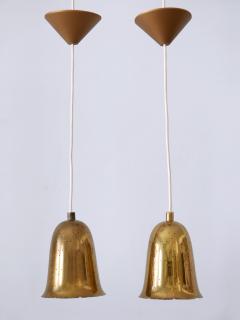  BOR NS BOR S Set of Two Lovely Mid Century Modern Pendant Lamps by Bor ns Bor s Sweden 1950s - 3327272