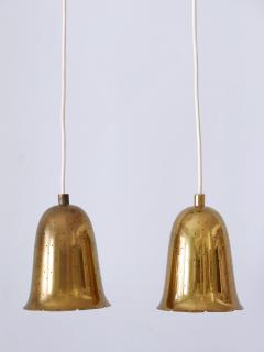  BOR NS BOR S Set of Two Lovely Mid Century Modern Pendant Lamps by Bor ns Bor s Sweden 1950s - 3327279