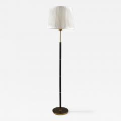  BOR NS BOR S Swedish Brass and Wood Floor Lamp by Bor ns - 3104097