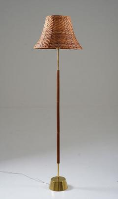  BOR NS BOR S Swedish Floor Lamp in Brass and Teak by Stilarmatur Bor ns - 3102339