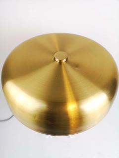  BOR NS BOR S Swedish Midcentury Table Lamp in Brass and Leather by Bor ns - 2330369