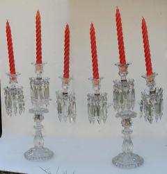  Baccarat 1950 Pair of Baccarat Crystal Chandeliers with 2 Arms and Signed Baccarat - 2381473