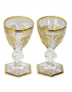  Baccarat 2 Pcs Set of Baccarat Harcourt Empire Collection Crystal Glasses - 3487934