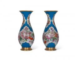  Baccarat A Large and Exquisite Pair of French Baccarat Opaline Glass Vases - 4123775