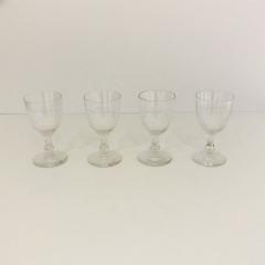  Baccarat A set of 4 Baccarat wine glasses circa 1920 - 2750937