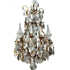  Baccarat Antique Baccarat French Crystal Bronze Chandelier - 4578092