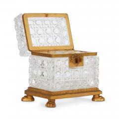  Baccarat Antique ormolu and cut crystal casket by Baccarat - 3530671