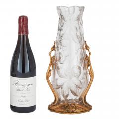  Baccarat Art Nouveau Baccarat crystal vase with ormolu base - 3543088