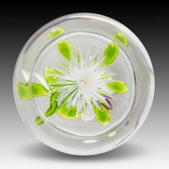  Baccarat BACCARAT HOVERING BUTTERFLY OVER WHITE CLEMATIS - 3793795