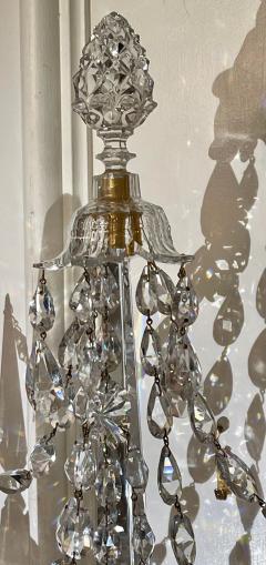  Baccarat Baccarat French Crystal Gilt Bronze Wall Light Sconces a Pair - 1885039