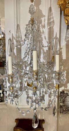  Baccarat Baccarat French Crystal Gilt Bronze Wall Light Sconces a Pair - 1885044