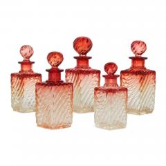 Baccarat Baccarat crystal glass collection of bottles and trays - 3478025