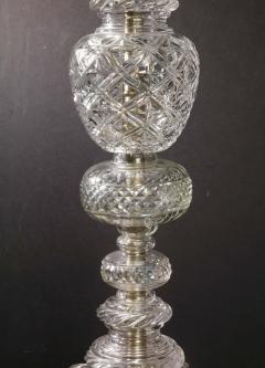  Baccarat Cristalleries De Baccarat A Large Pair of French Cut Crystal 18 Light Torcheres - 2138071