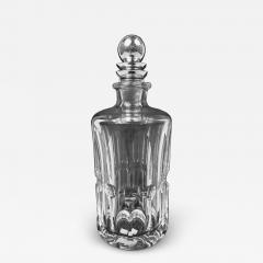  Baccarat Georg Jensen Pyramid Sterling Silver Baccarat Crystal Decanter - 4426836