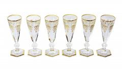  Baccarat Harcourt Empire Collection Crystal Champagne Flutes from Baccarat Set of 6 - 3454726