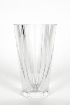  Baccarat Large Art Deco Baccarat Facet Cut Crystal Vase - 554761