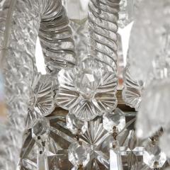  Baccarat Large clear cut glass chandelier by Baccarat - 3411362