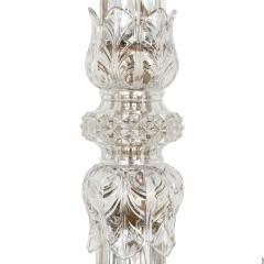  Baccarat Massive antique crystal floor standing candelabrum by Baccarat - 4187180