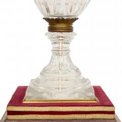  Baccarat Monumental Pair of Cut Crystal and Gilt Bronze Vases by Baccarat - 4663069