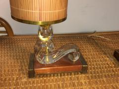 Baccarat Pair of Baccarat Style Art Deco Lamps - 530902