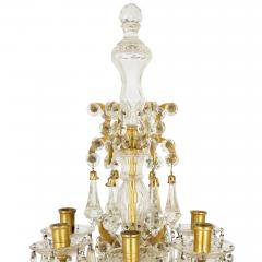  Baccarat Pair of antique cut crystal girandoles by Baccarat - 3912926