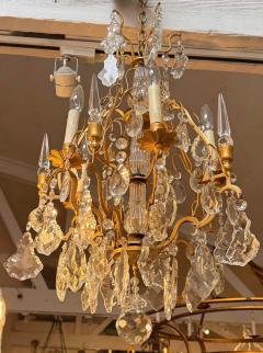  Baccarat Petite Baccarat French Crystal Gilt Bronze Chandelier - 3575518