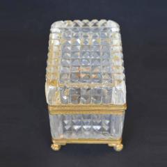  Baccarat Set of Four Late 19th Century Baccarat Glass Boxes - 2532894
