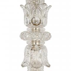  Baccarat Very large French crystal floor standing candelabra by Baccarat - 4409181