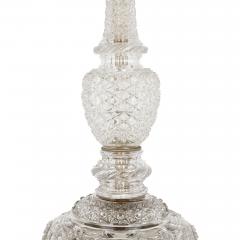  Baccarat Very large French crystal floor standing candelabra by Baccarat - 4409187