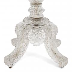  Baccarat Very large French crystal floor standing candelabra by Baccarat - 4409188
