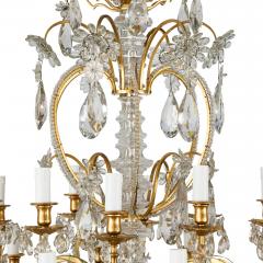  Baccarat Very large antique crystal and ormolu chandelier by Baccarat - 3997932