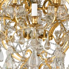  Baccarat Very large antique crystal and ormolu chandelier by Baccarat - 3997935