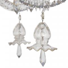  Baccarat Very large antique overlay glass chandelier by Baccarat - 4421372