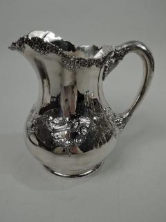  Bailey Banks Biddle Antique American Edwardian Classical Sterling Silver Water Pitcher - 3757891