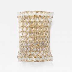  Bakalowits Sohne Austrian Crystal Gilt Brass Sconces - 3130716