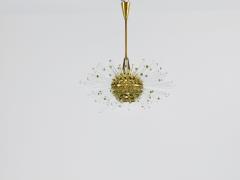 Bakalowits Sohne Bakalowits Miracle Sputnik Brass Chandelier with Crystal Glass Rods 1960s - 4363855