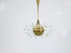 Bakalowits Sohne Bakalowits Miracle Sputnik Brass Chandelier with Crystal Glass Rods 1960s - 4363867