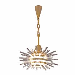  Bakalowits Sohne Bakalowits Miracle Sputnik Chandelier In Brass And Glass Rods 1960s - 1608900