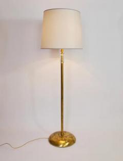  Bakalowits Sohne Bakalowits Vienna Solid Brass Floor Lamp With Glass Handle Austria 1950s - 4070295