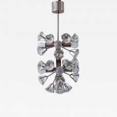  Bakalowits Sohne Exceptional Diamond Shaped Large Crystal Glass Chandelier by Bakalowits Sons - 2616034