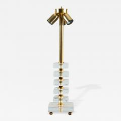  Bakalowits Sohne Glass and Brass Table Lamp by Bakalowits - 226721